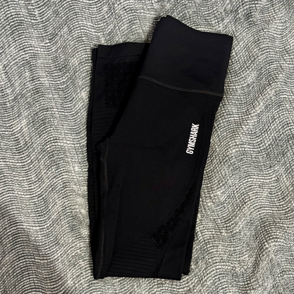 Gymshark Energy Seamless Leggings - Black, Size Small